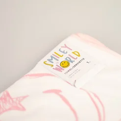 New Asciugamano Grande Collezione Smiley World - Rosa Storage Box & Organizer