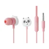 New Auricolari Panda Di We Bare Bears Rosa Earphones & Headphones