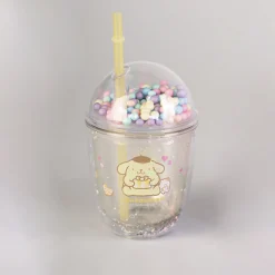 Hot Borraccia Con Cannuccia Pompompurin - (435Ml) Sanrio