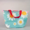 Borsa Porta Pranzo Fantasia Fiori - Azzurro Storage Box & Organizer