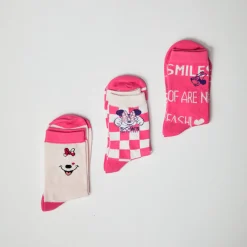 Clearance Calzini Minnie Mouse - Disney 100 Anni (3Paia) Accessori