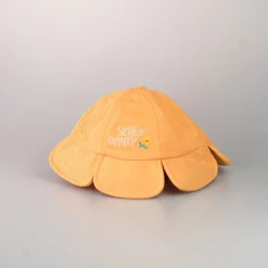 Best Kids Bucket Hat A Forma Di Fiore Color Ocra Accessori