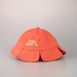Outlet Kids Bucket Hat A Forma Di Fiore Color Corallo Accessori