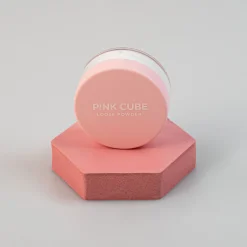 Online Loose Powder - Pink Cube (02 Original) Make Up