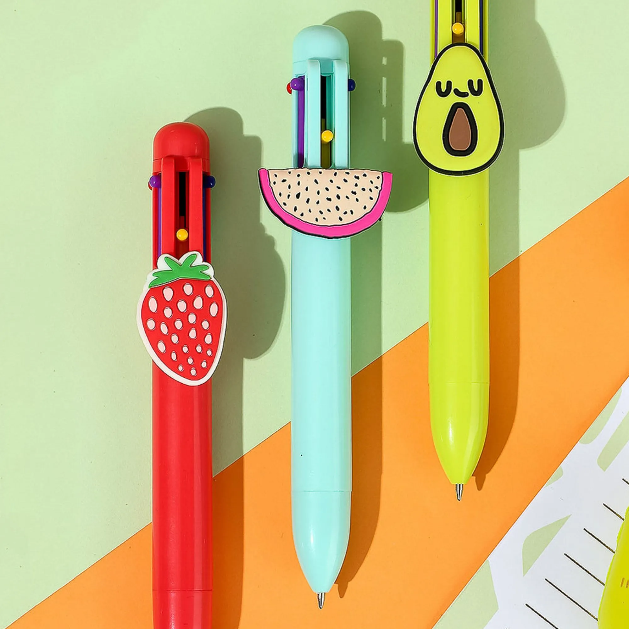 Sale Penna 6 Colori - Fruit Series (1Pz) Penne E Pennarelli