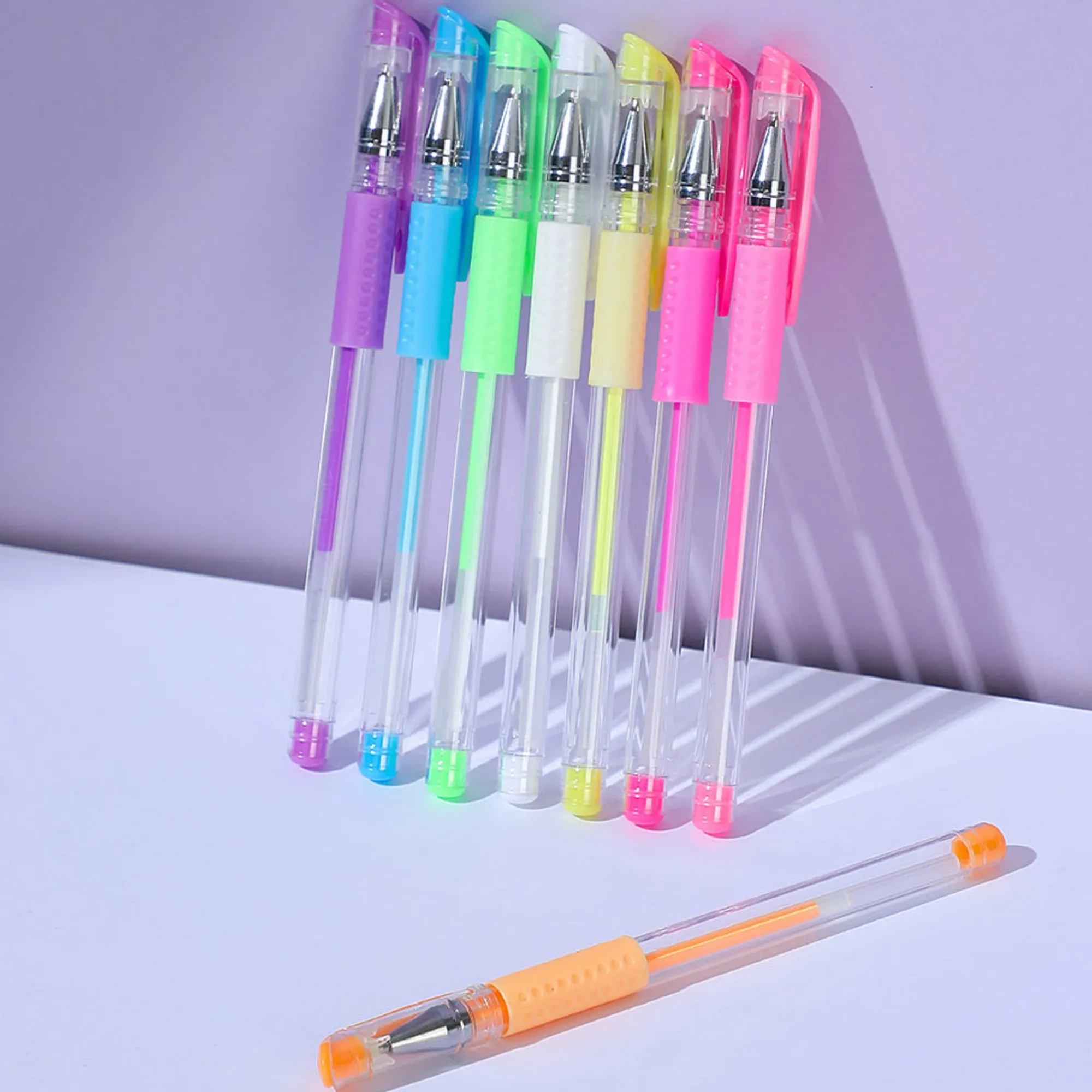 Discount Penna Gel Pastello 8 Colori Penne E Pennarelli