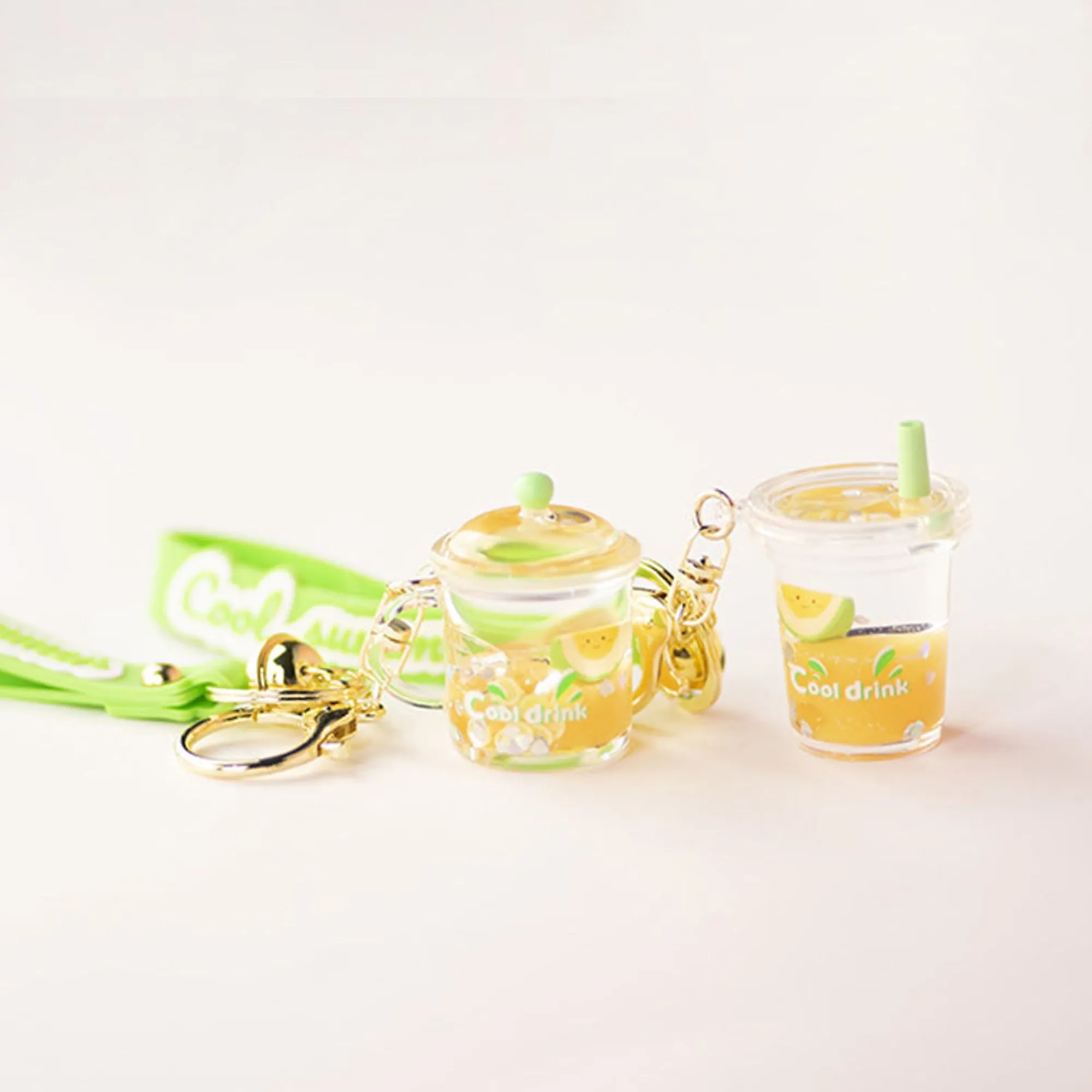 Clearance Portachiavi Cool Summer Drink - Verde (1Pz) Portachiavi