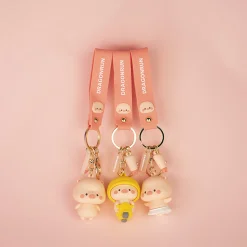 New Portachiavi Maialino - Drugonrun (1Pz) Borse & Zaini