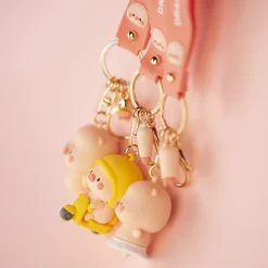 New Portachiavi Maialino - Drugonrun (1Pz) Borse & Zaini