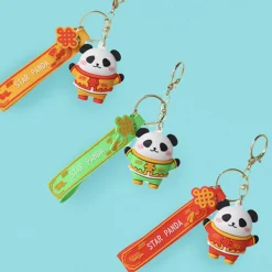 Discount Portachiavi Panda Cinese (1Pz) Borse & Zaini