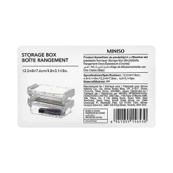 New Scatola Portaoggetti A Due Strati - Piccola Storage Box & Organizer