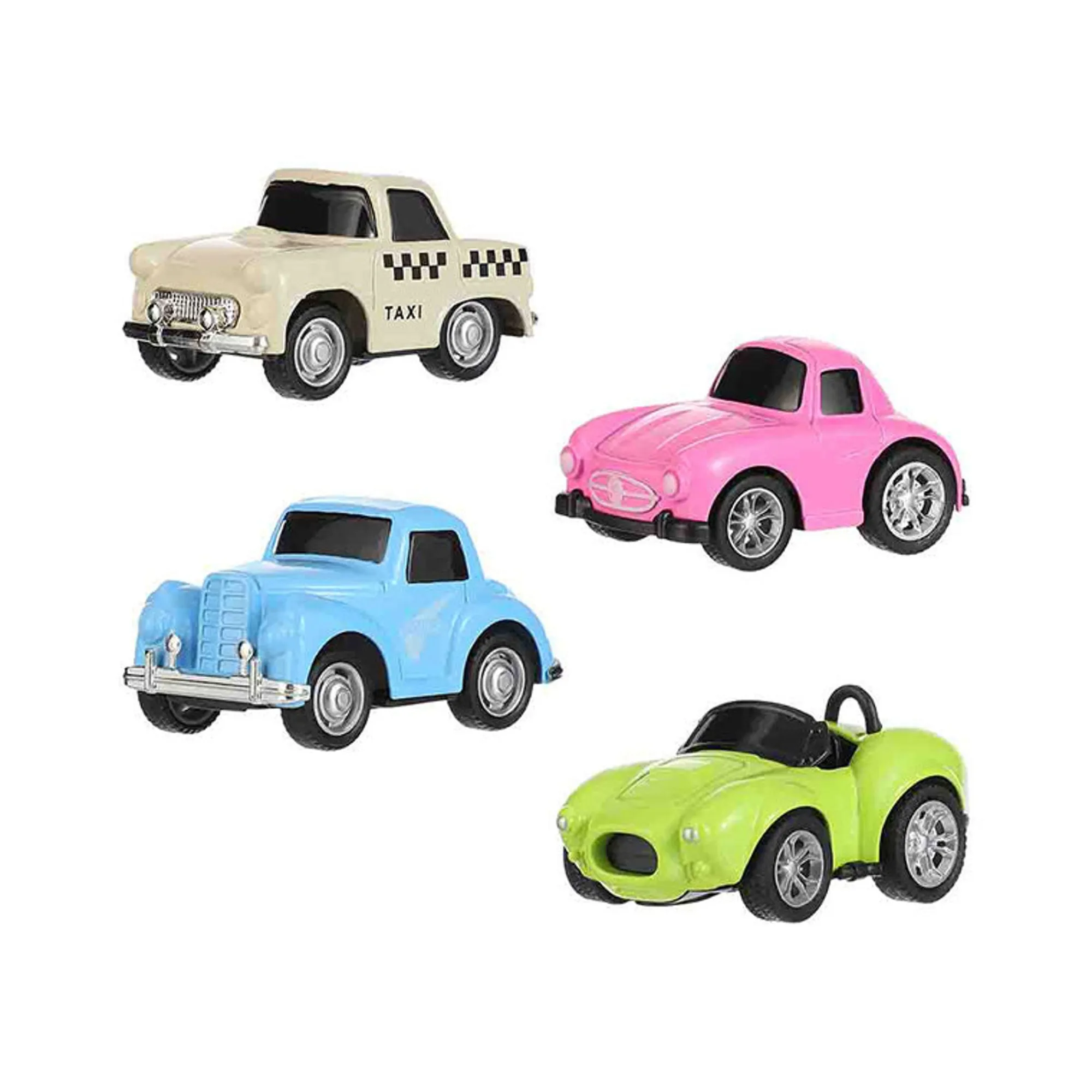 Outlet Set Di 4 Macchinine Pull Back Toys