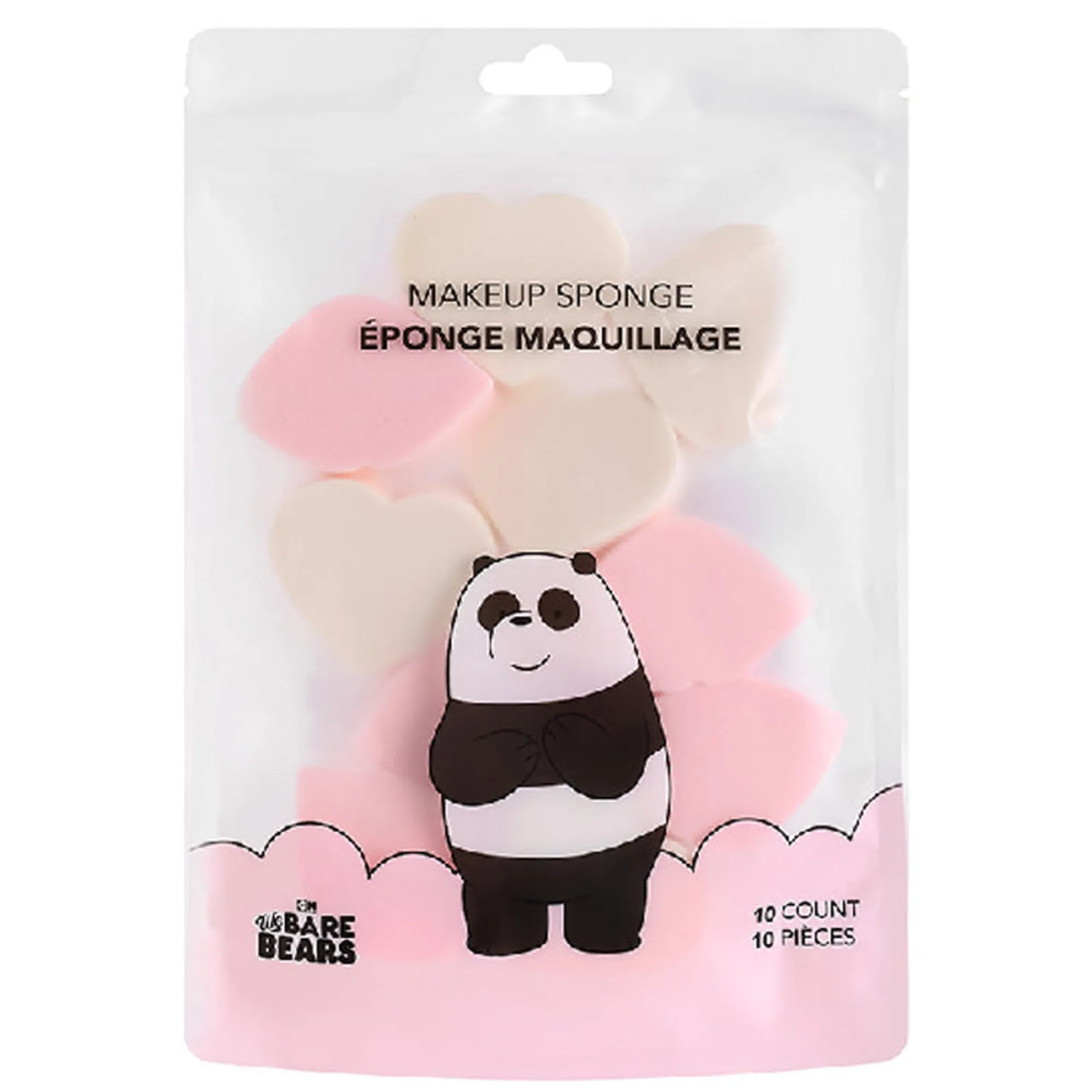 New Spugnette Make Up - We Bare Bears (10Pz) Make Up Tools
