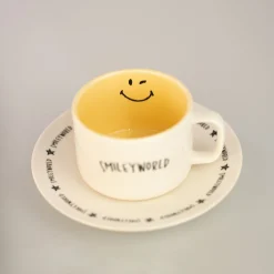 Discount Tazza E Piattino - Collezione Smiley World (200Ml) Storage Box & Organizer